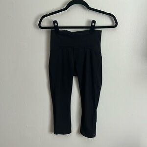 Black Lululemon 3/4 leggings